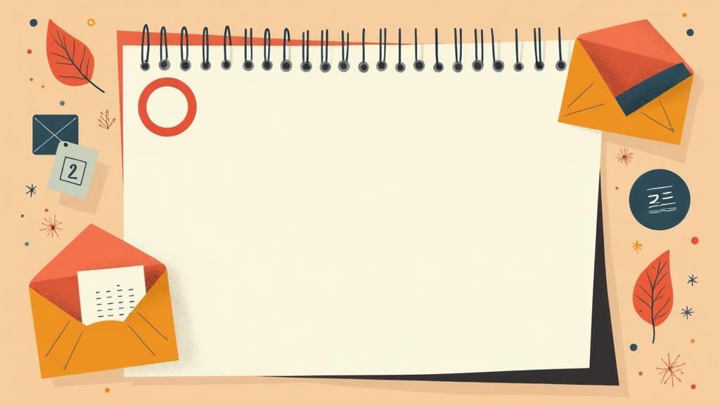 Illustration for the article: When to Send Your Second Follow-Up Email (And What the Data Actually Says)